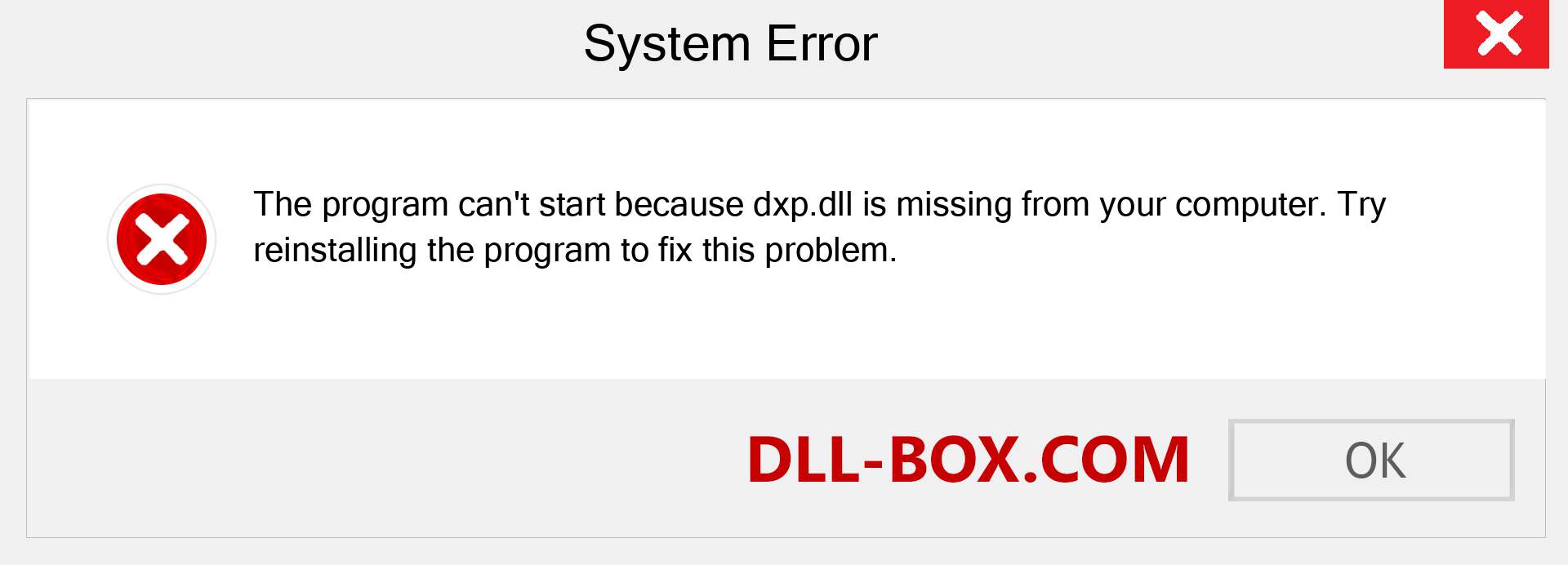  dxp.dll file is missing?. Download for Windows 7, 8, 10 - Fix  dxp dll Missing Error on Windows, photos, images